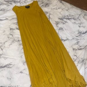 Mustard Flowy Dress